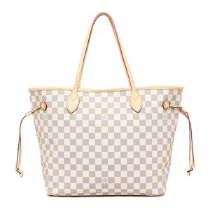 Louis Vuitton N51108 Neverfull GM Shoulder Bag Damier Azur Canvas