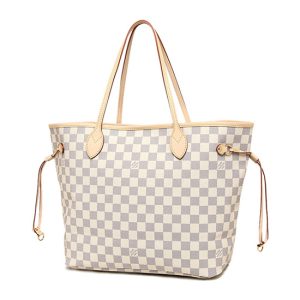 Louis Vuitton N51108 Neverfull GM Shoulder Bag Damier Azur Canvas