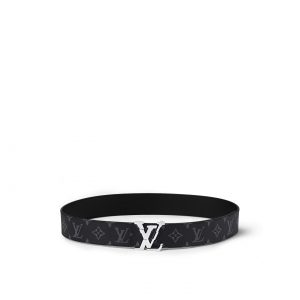 Louis Vuitton M8346U Monogram Eclipse LV Pixel 40mm Reversible Belt