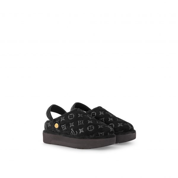 Louis Vuitton Aspen Platform Clog Black 1ACHW9