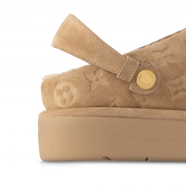 Louis Vuitton Aspen Platform Clog Beige 1ACHWZ