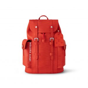 Louis Vuitton Christopher MM M23764 Vermillion Red