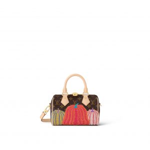 Louis Vuitton M46469 LV x YK Speedy Bandoulière 20 Pumpkin print