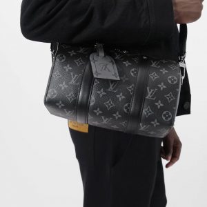 Louis Vuitton M45936 Monogram Eclipse City Keepall