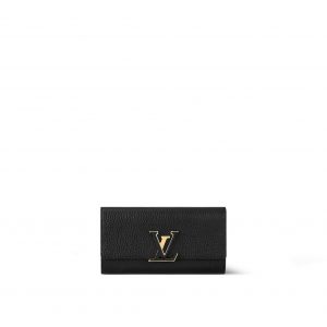 Louis Vuitton M61248 Capucines Wallet Black