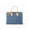 Louis Vuitton M46871 OnTheGo MM Denim Blue