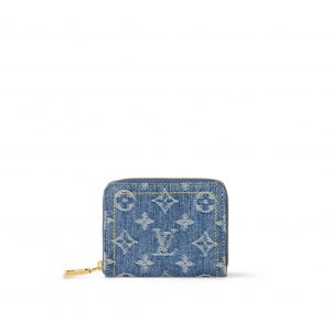 Louis Vuitton M82957 Zippy Coin Purse Denim Blue