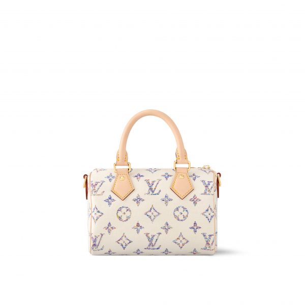 Louis Vuitton M24709 Speedy Bandoulière 20 Multicolor Beige