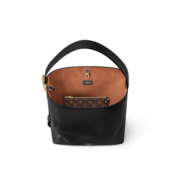 Louis Vuitton M24856 Low Key Hobo MM Black